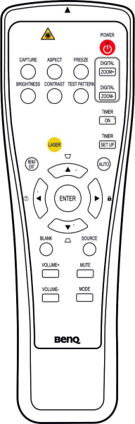 Replacement remote control for BenQ SP870