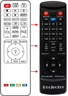 Replacement remote for LG BG630 BG650 PA70G PA72G PA1000 PA1000W HW300Y