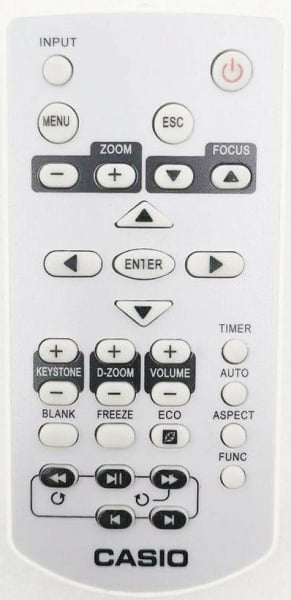 Replacement remote control for Casio XJ-M141