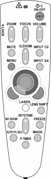 Replacement remote for Eiki LC-XT3