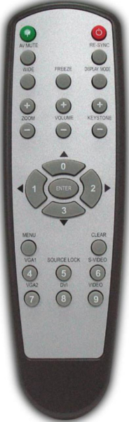 Replacement remote for Optoma TX800, DX627, EP719H, DX205, EP749