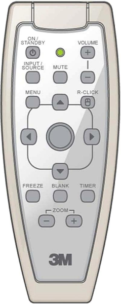 Replacement remote control for 3M SCP716