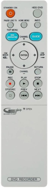 Replacement remote control for Pioneer DVR545HS