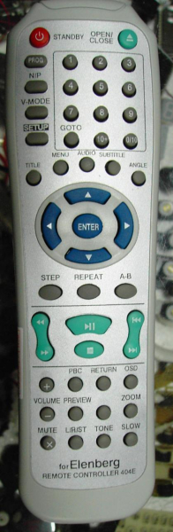 Replacement remote control for Trevi DVX3508