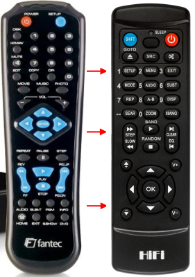 Replacement remote control for We 1ER(V2)