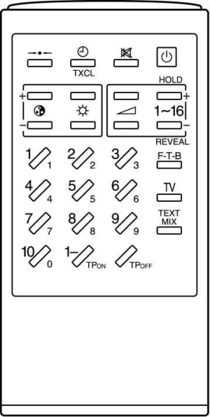 Replacement remote control for Toshiba 211E4B