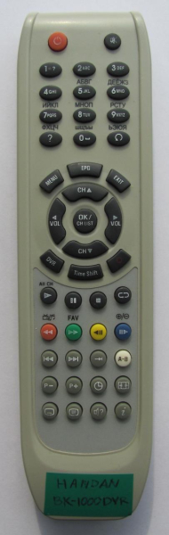 Replacement remote control for Handan BK-1000DVR