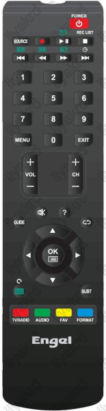 Replacement remote control for Engel EVER LED22