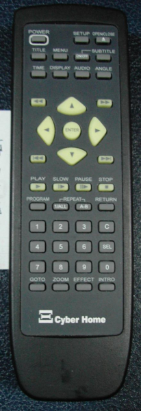 Replacement remote control for Cyberhome CH-DVD302