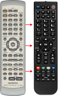 Replacement remote control for Onkyo DR-L50