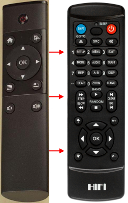 Replacement remote control for Ubox 4K