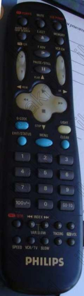 Replacement remote control for Philips VR455