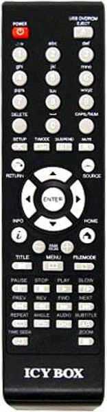 Replacement remote control for Raidsonic IBMP309HWB