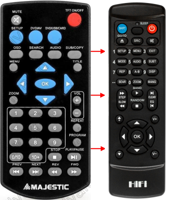 Replacement remote control for Belson BSL-9D