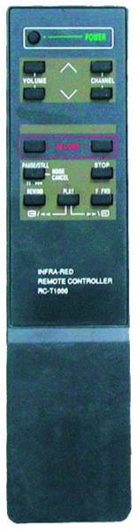 Replacement remote control for Aiwa VX-T1100AE