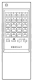 Replacement remote control for Astra CTV1401RI