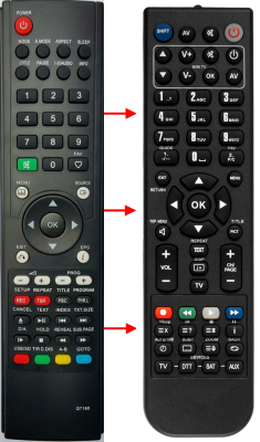 Replacement remote control for Soniq E16Z11A-AU