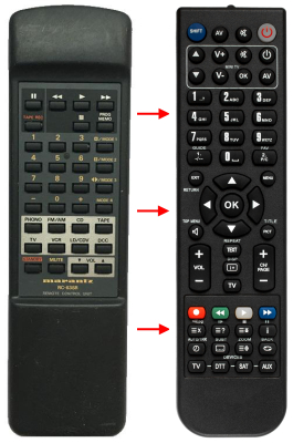Replacement remote control for Marantz SR65-AMPLI