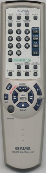 Replacement remote control for Philips 8622 667 96101