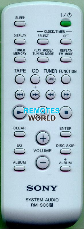 BELIFE Telecomando Di Ricambio Per Sony HCD-EH10, EH15, GT222, GTZ3I
