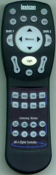 Replacement remote control for Lexicon MC-4