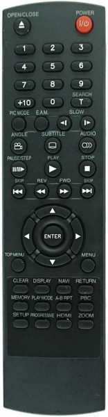 Replacement remote for Toshiba MT-7739 SD-6000KU