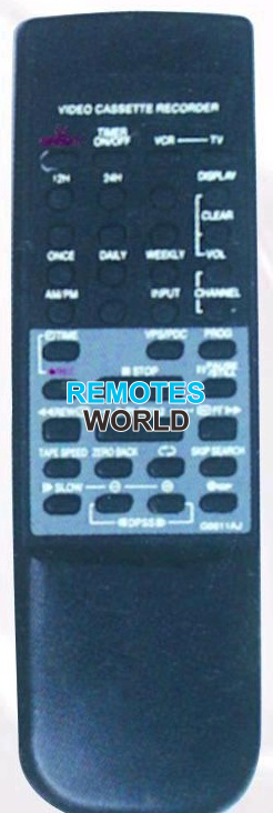 VCH810 VCA411U VCH810U A812 Replacement Remote Control for Sharp VCA410U 