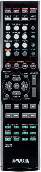 Replacement remote control for Yamaha RX-V463