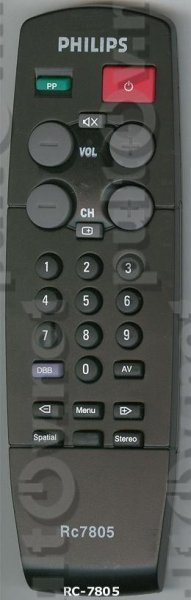 Replacement remote control for Philips 28PT480A-06
