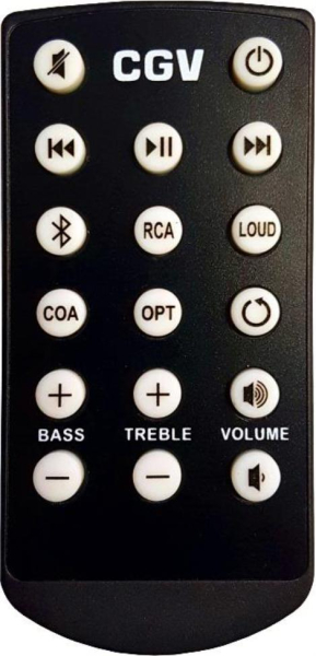 Replacement remote control for Cgv 21BT