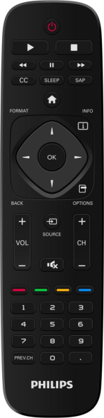 Replacement remote control for Philips 50PFL3708