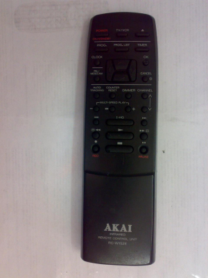 Replacement remote control for Akai RC-W152E