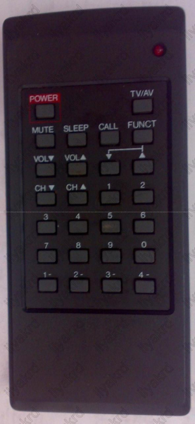 Replacement remote control for Technics CTV2101R