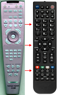 Télécommande de remplacement pour Jbl DSC1000