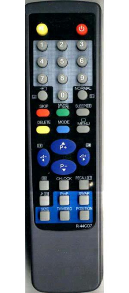 Replacement remote control for Daewoo R-44C07