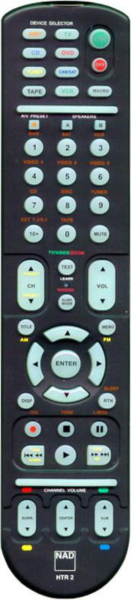 Replacement remote control for Nad T753