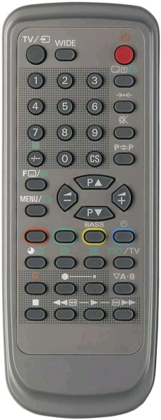 Replacement remote control for Sanyo 29CN7F