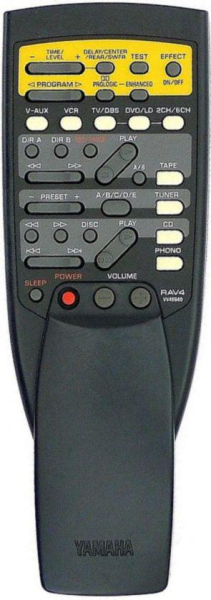 Replacement remote control for Yamaha DSP-A592