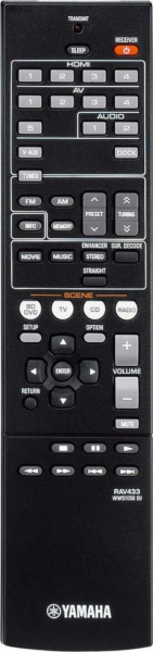 Replacement remote control for Yamaha RX-V637