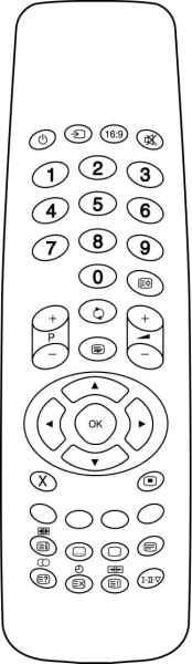 Replacement remote control for Telko TK314