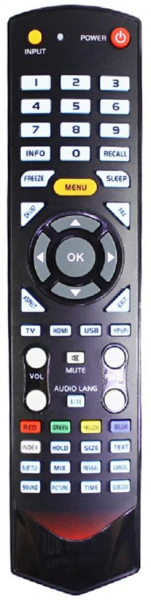 Replacement remote control for Konka LED421595D