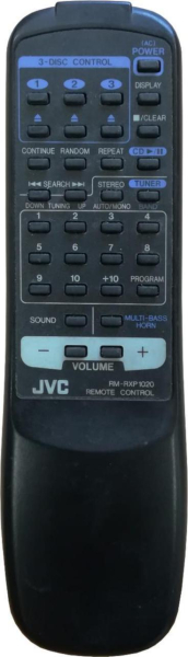 Replacement remote control for JVC RM-RXUT100(2VERS.)