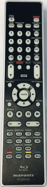 Replacement remote control for Marantz RC005UD