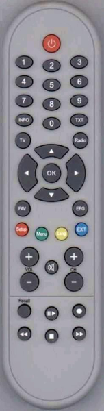 Replacement remote control for Hirschmann CTR5FTA HIT