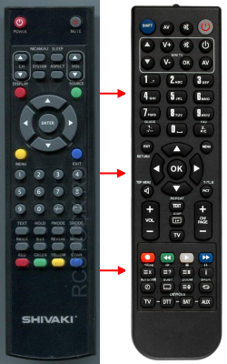 Replacement remote control for Bbk LT2202S