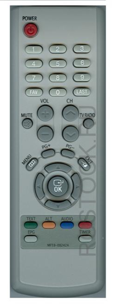 Replacement remote control for Polsat MF59-00242A