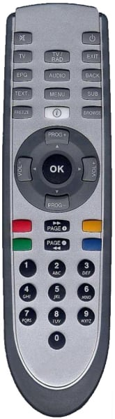 Replacement remote control for Telesystem TS4.4C