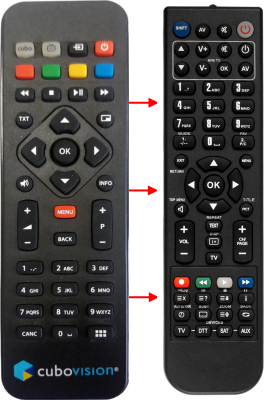 Replacement remote control for Alice TIM+ALICE