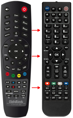 Replacement remote control for Medi@link MAGIC