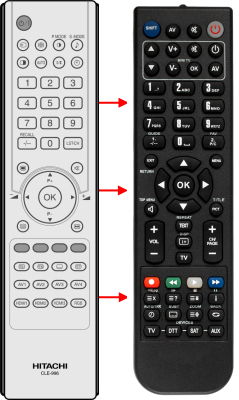 Replacement remote control for Huayu HT-04